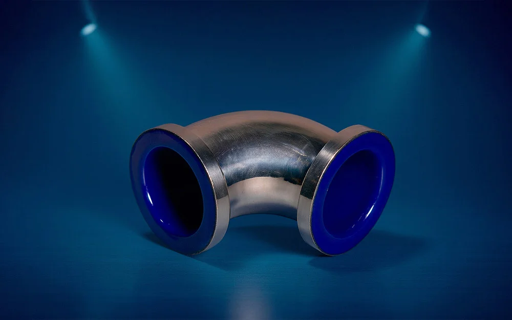 SS Glass-Lined Elbow 90 - Glasskem