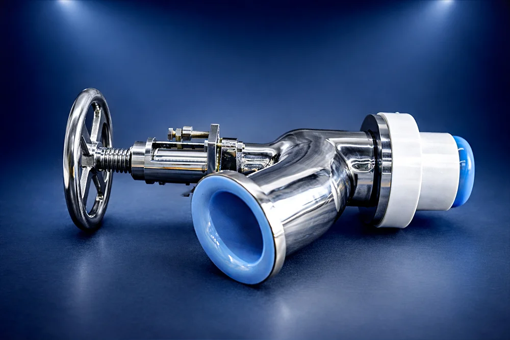 SS Glass-Lined Flush Bottom Valve - Glasskem