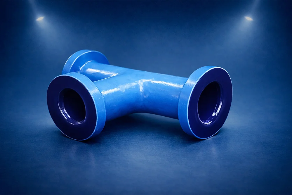 Flanged Tee - Glasskem