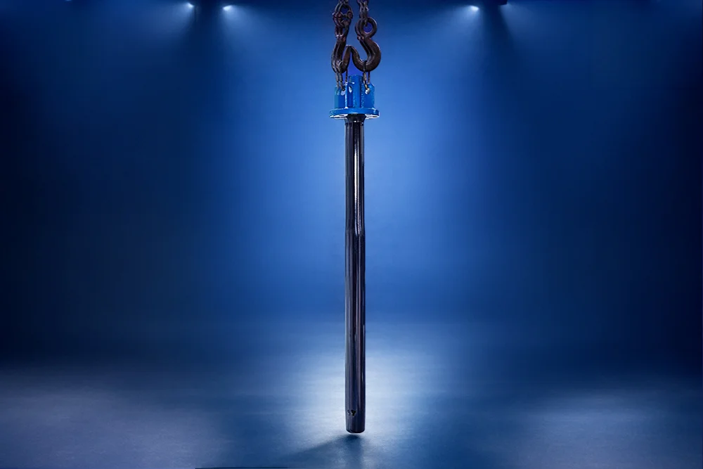 Msgl Top Mounted Baffle Cum Thermowell - Glasskem